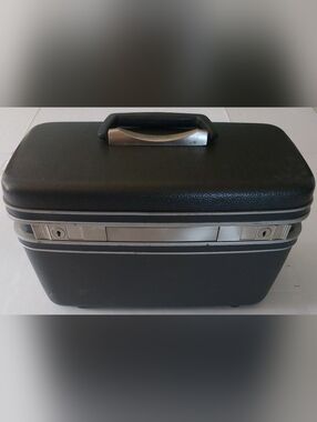 VTG 50s 60s Samsonite Silhouette Shwayder Bros Inc Denver Train Case Oxford Gray